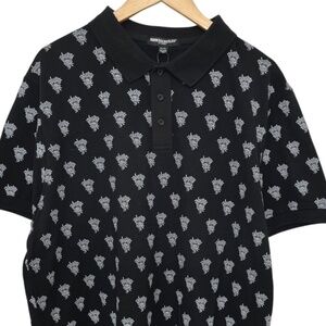 NWT Crooks & Castles Men's Medusa Head Pique Polo XL